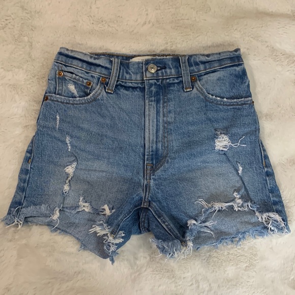 ABERCROMBIE 4” MOM SHORT - Picture 1 of 3